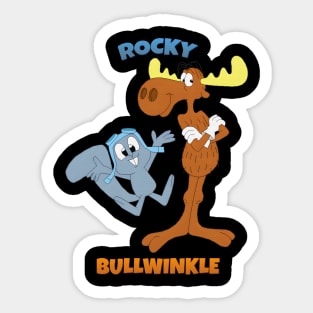 Rocky and Bullwinkle Sticker